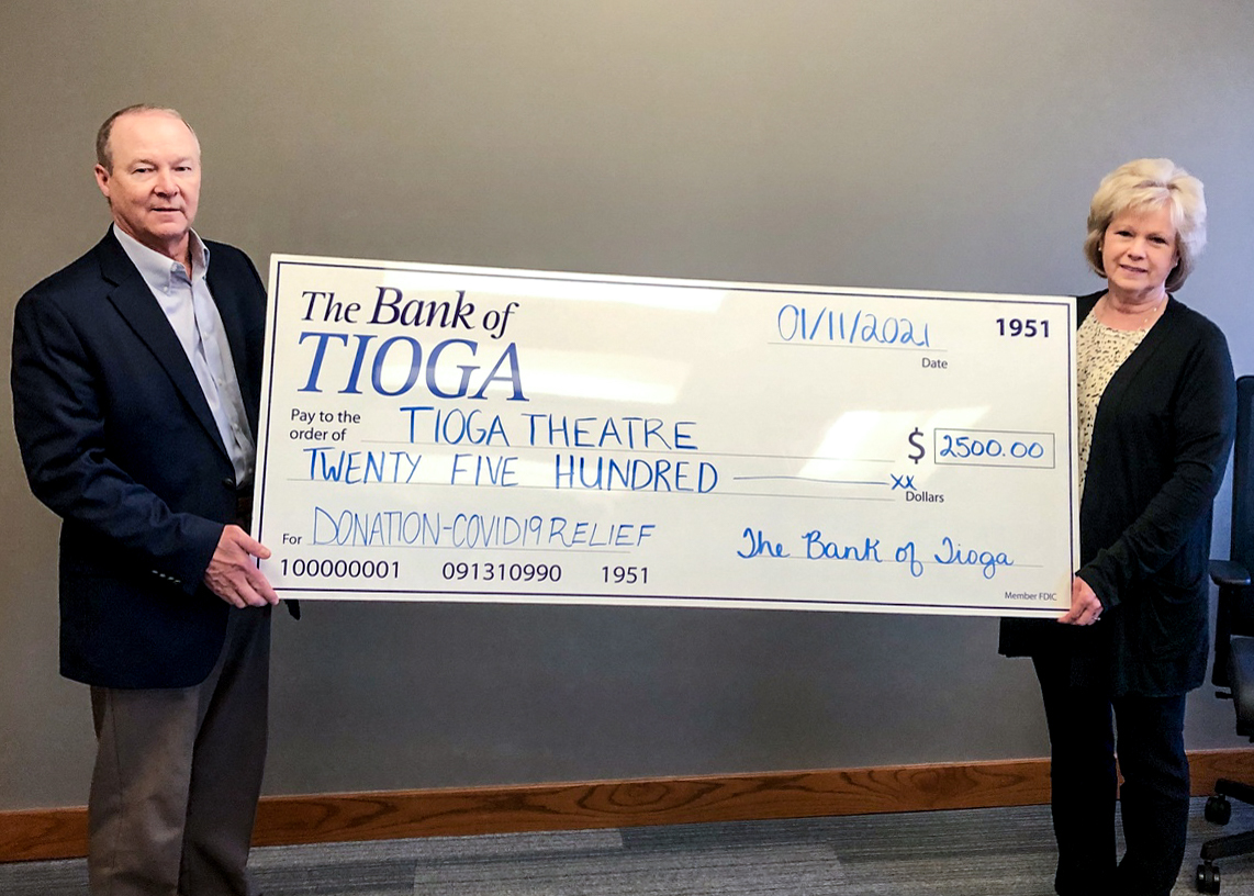 The Bank of Tioga awards 30,000 to nonprofits for COVID19 relief